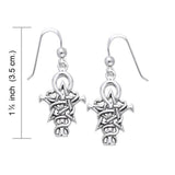 Wizardry Symbol Silver Earrings by Oberon Zell TER465 - Jewelry