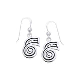 Reiki Symbol Silver Earrings TER473