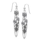 Art Nouveau Sterling Silver Earrings TER499
