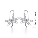 Dragonfly Silver Earrings TER518 - Jewelry