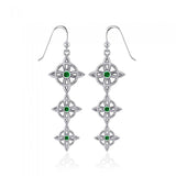 Danu Quaternary Knot Earrings TER552 - Jewelry