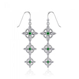 Danu Quaternary Knot Earrings TER552 - Jewelry