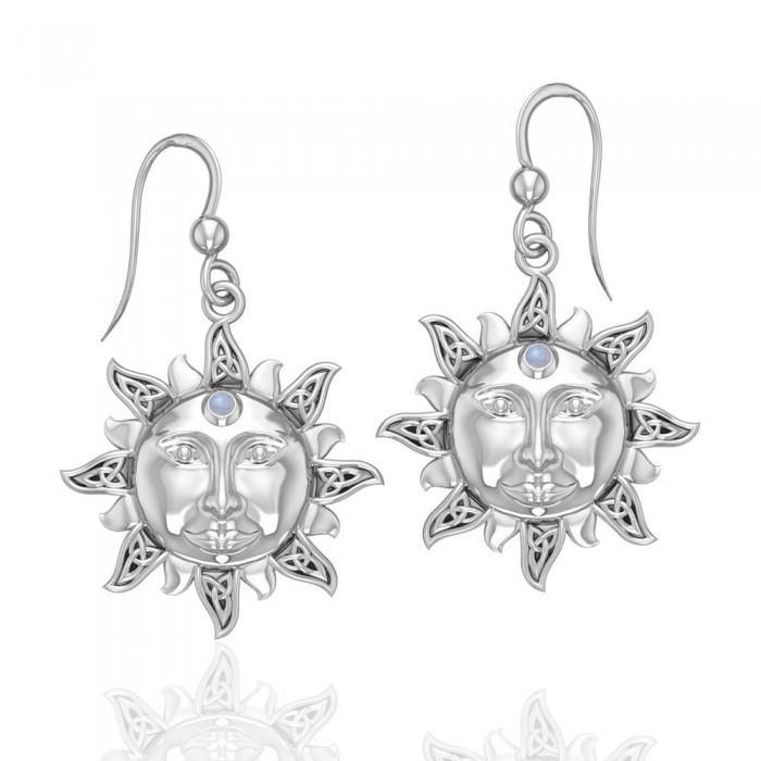 Celtic Sun Earrings TER567 - Jewelry