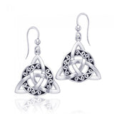 Celtic Trinity Knot Sterling Silver Earrings TER708
