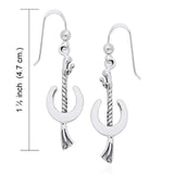 Horseshoe Riding Crop Earrings TER788 - Jewelry