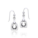 Horseshoe Stirrup Silver Earrings TER791 - Jewelry