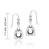 Horseshoe Stirrup Silver Earrings TER791 - Jewelry
