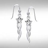 Designer Shooting Star Cubic Zirconia Earrings TER856 - Jewelry