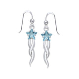 Designer Shooting Star Cubic Zirconia Earrings TER856 - Jewelry