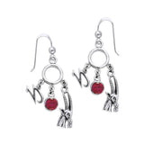 Capricorn Zodiac Symbol Silver Earring TER881 - Jewelry