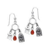 Virgo Zodiac Symbol Silver Earring TER889 - Jewelry