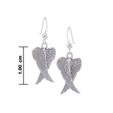 Angel Wings Silver Earrings TER928 - Jewelry