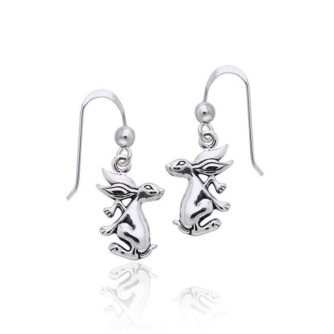 Hare Sterling Silver Earrings TER957 - Jewelry