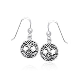 Celtic Knotwork Silver Earrings TER967