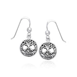 Celtic Knotwork Silver Earrings TER967 - Jewelry