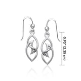 Modern Celtic Knot Earrings TER980 - Jewelry