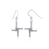 Brigids Cross Sterling Silver Earrings TER983