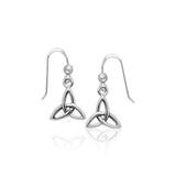 Celtic Trinity Knot Silver Earrings TER986 - Jewelry