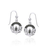 Celtic Claddagh Gemstone Earrings TER993