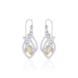 Modern Celtic Triskele Earrings TEV2071