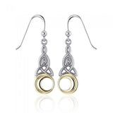 Celtic Knot Moon Earrings TEV2565