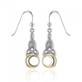 Celtic Knot Moon Earrings TEV2565 - Jewelry
