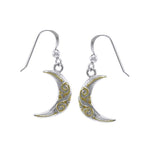 Celtic Moon Spiral Earrings TEV2914 - Jewelry
