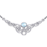 Celtic Knotwork Silver Necklace TN019