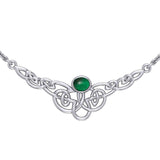 Celtic Knotwork Silver Necklace TN019