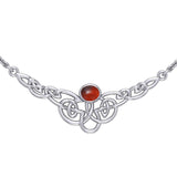 Celtic Knotwork Silver Necklace TN019