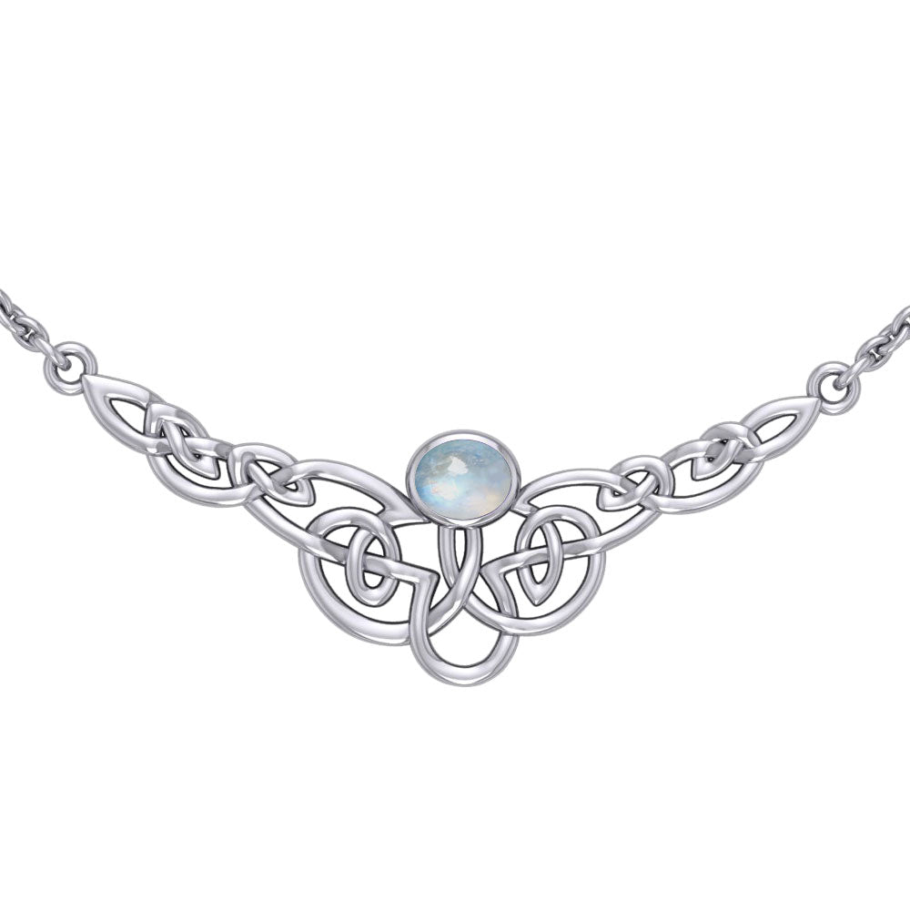 Celtic Knotwork Silver Necklace TN019