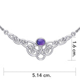 Celtic Knotwork Silver Necklace TN019