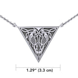 Viking Urnes Bird Silver Necklace TN045 - Jewelry