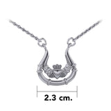 Irish Claddagh Silver Necklace TN067