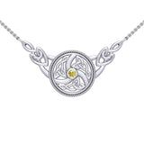 Celtic Knotwork Silver Necklace TN162 - Jewelry