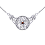 Celtic Knotwork Silver Necklace TN162