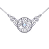 Celtic Knotwork Silver Necklace TN162