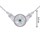 Celtic Knotwork Silver Necklace TN162