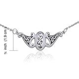 Celtic Knotwork Triskele Silver Necklace TN177 - Jewelry