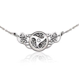 Celtic Knots Triskele Silver Necklace TN185 - Jewelry