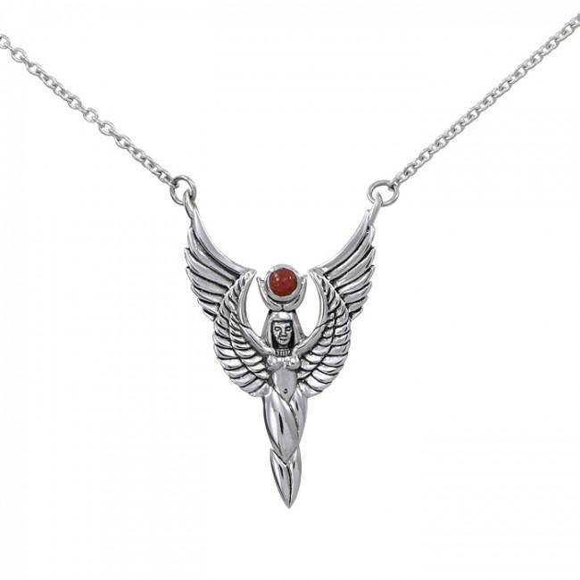 Winged Isis Necklace TN252 - Jewelry