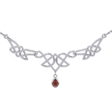 Celtic Knotwork Silver Necklace TN261