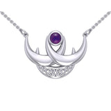 Blue Moon Silver Necklace TN262