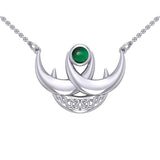 Blue Moon Silver Necklace TN262 - Jewelry