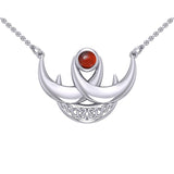 Blue Moon Silver Necklace TN262 - Jewelry