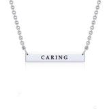 Small Straight Bar Necklace TNC430P - Jewelry