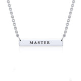 Small Straight Bar Necklace TNC430P - Jewelry