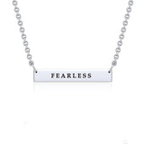 Small Straight Bar Necklace TNC430P - Jewelry