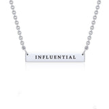 Small Straight Bar Necklace TNC430P - Jewelry