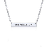 Small Straight Bar Necklace TNC430P - Jewelry